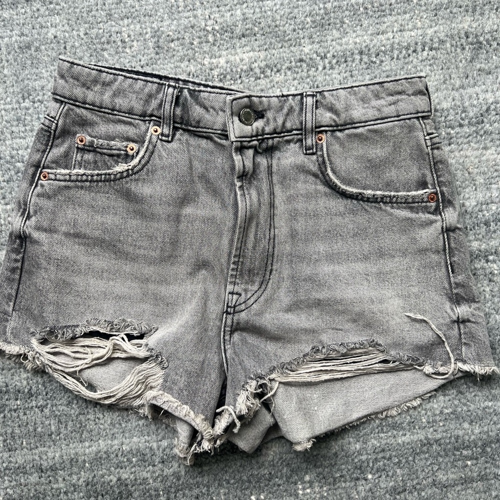 Zara Denim High Waist Short